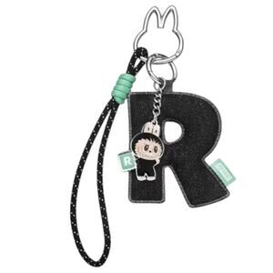 Pop Mart MONSTERS LABUBU Pin for Love Keychain Pendant, LETTER R Bag Charm, NEW